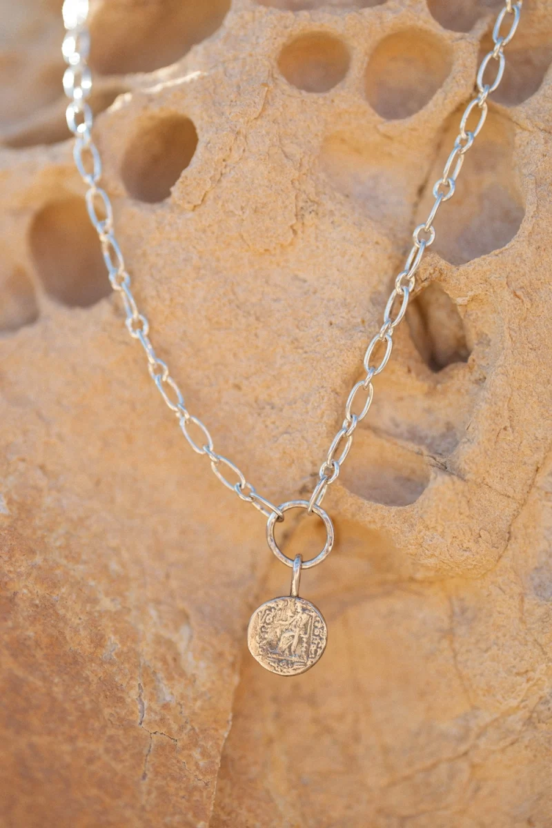 Collar moneda eslabones - Imagen 4