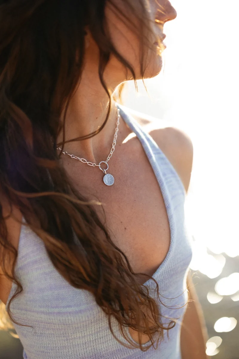 Collar moneda eslabones - Imagen 6