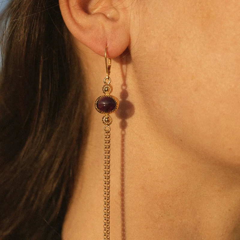 Pendientes Rio oro