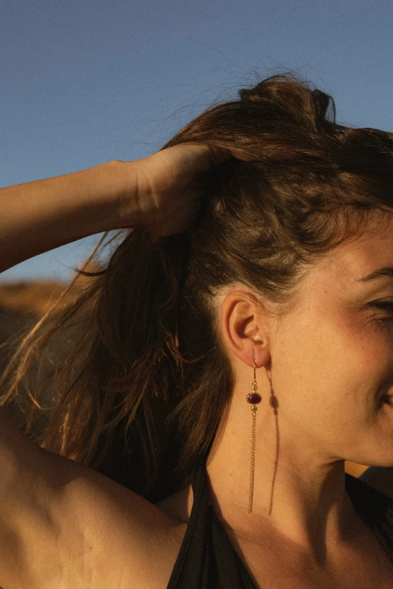 Pendientes Rio oro - Imagen 3